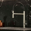 Sink mixer, with pull-out dual-jet hand shower Environment