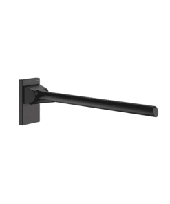 Folding support handle aluminium black 650 mm B2