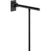 Folding support handle with black matt base 650 mm B2