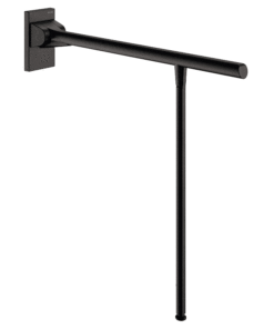 Folding support handle with black matt base 850 mm B2