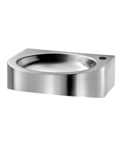 Wheelchair-accessible washbasin with tap hole 123400