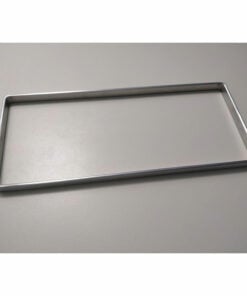 Cornice per B279 in acciaio inox opaco