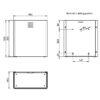 Corbeille petite Anthracite dessin