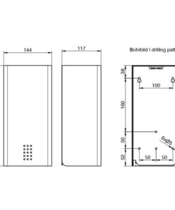 Dispenser per fogli singoli AN310 Disegno