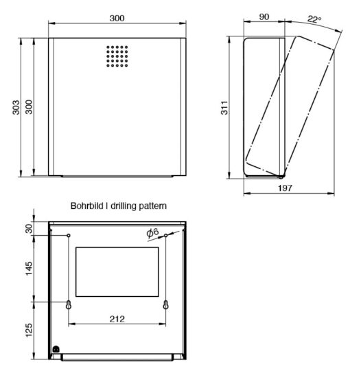 Combinazione igienica AN400 Disegno