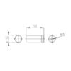 Gancio per cappotto AN568 Disegno