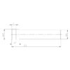 Coat hook AN592 Drawing