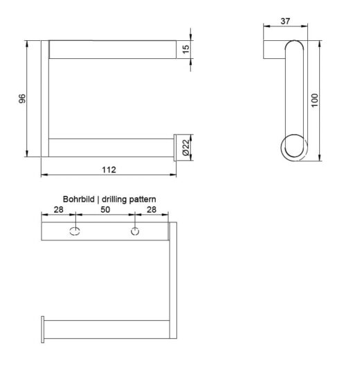 WC-Rollenhalter Medium 384