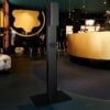 Disinfection column black in use