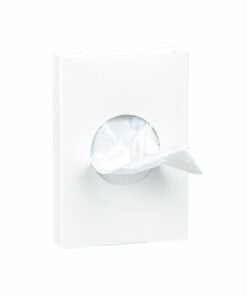 Distributore di sacchetti igienici bianco Econom