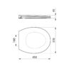 Sedile WC di design con chiusura ammortizzata | BCN WC