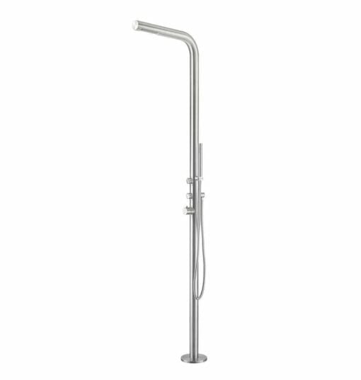 Budoni outdoor shower / satin stainless steel