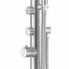 Budoni outdoor shower / black matt stainless steel