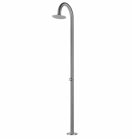 Palau outdoor shower / satin stainless steel