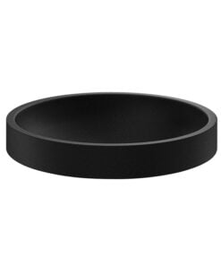 Aufsatzbecken Rava Edelstahl schwarz matt