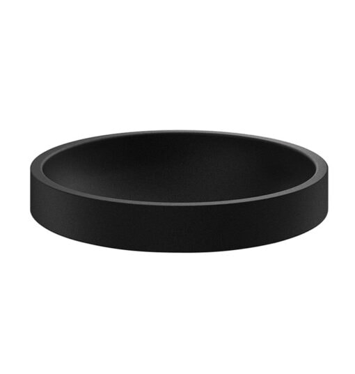 Aufsatzbecken Rava Edelstahl schwarz matt