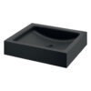 Unito countertop basin black