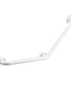 Maniglia angolare in acciaio inox bianco