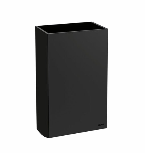 Poubelle noir mat