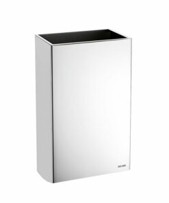 Litter bin stainless steel mirror polished