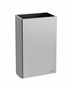 Litter bin stainless steel matt