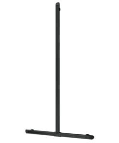 Tige en aluminium noir mat