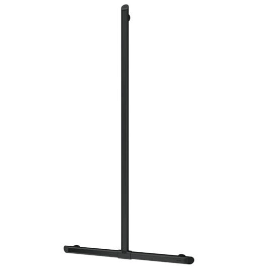 Tige en aluminium noir mat