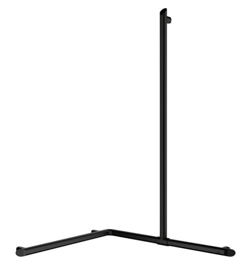 Grab rail aluminium black matt