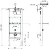 Inst. sys. TEMPOFIX 3 urinal electr. mains operation 12V D35