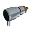 Wall outlet lever handle