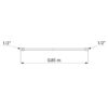 Flessibile doccia BICOLOR PVC metalloplastico liscio 850mm
