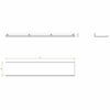 Stainless steel shelf, B.600