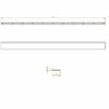 Tablette en acier inoxydable, L.1800