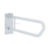 Barre d'appui pliante blanche 600 mm