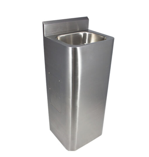 Washbasin for wall and floor mounting