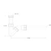Sifone 1 1/4" - plastica bianca