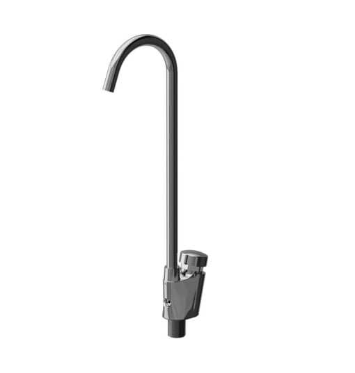Gooseneck for drinking fountain