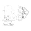Urinal Caprino von Laufen mit integrierter Radar-Spülung | 6V