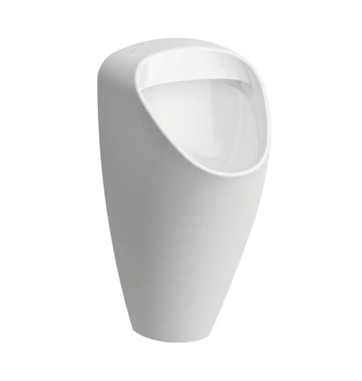 Spülrandloses Urinal Caprino Plus von Laufen mit integrierter Radar-Spülung | 6V