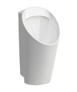 Spülrandloses Urinal LEMA von Laufen mit integrierter Radar-Spülung | 6V