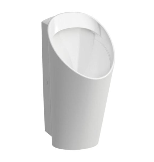 Spülrandloses Urinal LEMA von Laufen mit integrierter Radar-Spülung | 6V