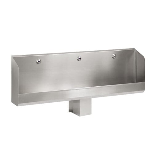 Urinalrinne mit Infrarot-Spüluing, 1800 mm mit Batteriebetrieb