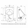 Orinatoio con risciacquo termico Disegno