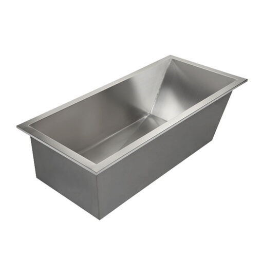 Badewanne aus Edelstahl für Eisbad oder ähnliches
