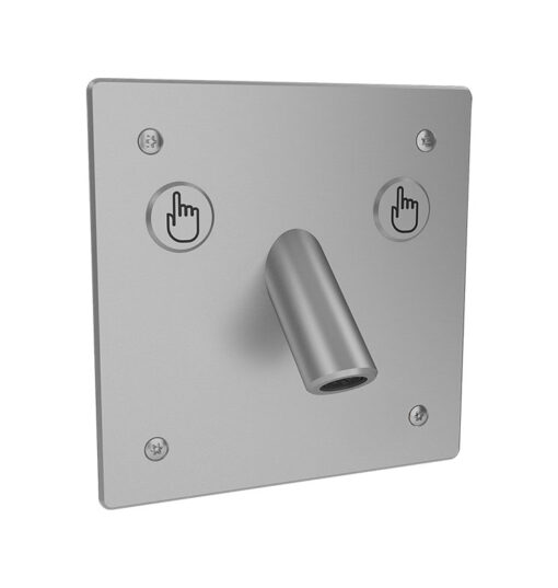 Wandarmatur Robusto mit 2 Piezo Taster