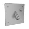 Armature murale pour prisons avec un bouton piézoélectrique