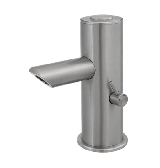 Miscelatore per lavabo in acciaio inox 24V