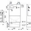 Bassin de déversement en acier inoxydable pour la vidange des toilettes mobiles
