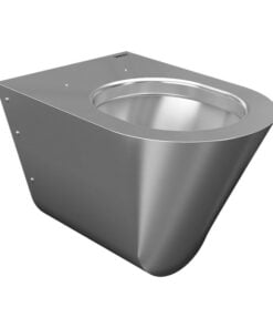 WC aus Edelstahl wandhängend