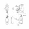 EXTREME electronic soap dispenser, chrome-plated brass